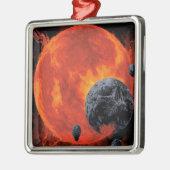 Galaktisches Friedhofposter, Macs 2129-1. Ornament Aus Metall (Links)