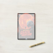 Galaktisches Friedhofposter, Macs 2129-1. Post-it Klebezettel (Auf Schreibtisch)