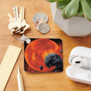 Galaktisches Friedhofposter, Macs 2129-1. Schlüsselanhänger