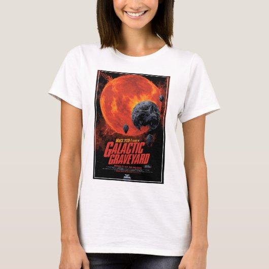 Galaktisches Friedhofposter, Macs 2129-1. T-Shirt (Vorderseite)