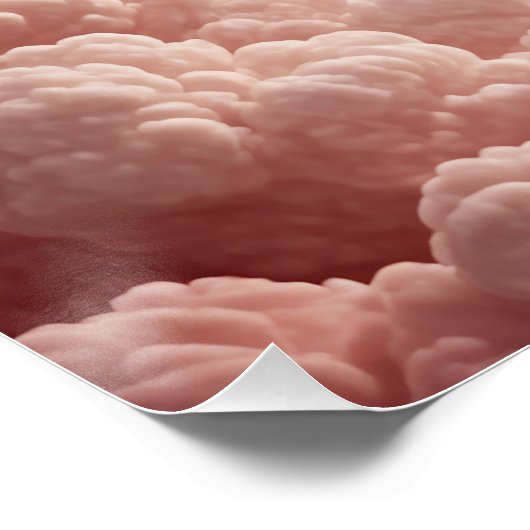 Galaktisches Herz Poster (Ecke)