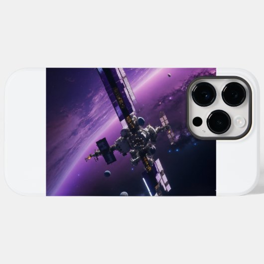 Galaktisches Herzstück: Dynamische Fusion der Kraf Case-Mate iPhone Hülle (Rückseite (Horizontal))