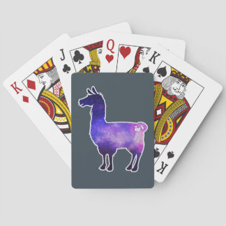 Galaktisches Lama-Spielkarten Spielkarten