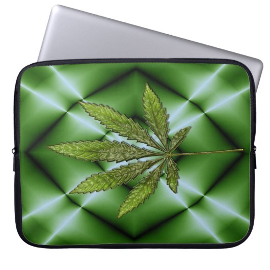 Galaktisches Leaf... Laptopschutzhülle (Vorderseite)