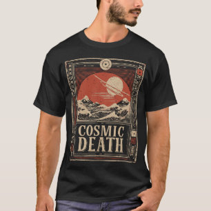 Galaktisches Memento Mori Design der kosmischen Mo T-Shirt
