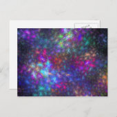 Galaktisches Mosaik Postkarte (Vorne/Hinten)