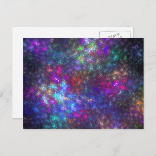 Galaktisches Mosaik Postkarte (Vorne/Hinten)