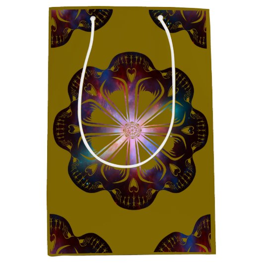 Galaktisches Octoskull Mittlere Geschenktüte (Vorderseite)