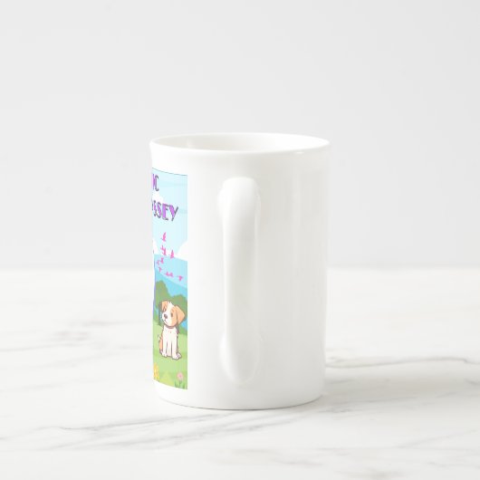 Galaktisches Odyssey-Design Porzellantasse (Rückseite)