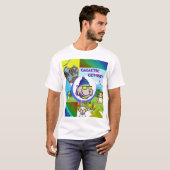 Galaktisches Odyssey-Design T-Shirt (Vorne ganz)