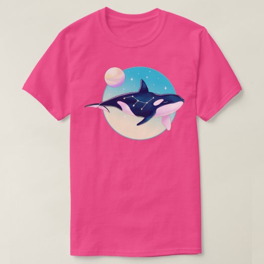 Galaktisches Orca T-Shirt (Design vorne)