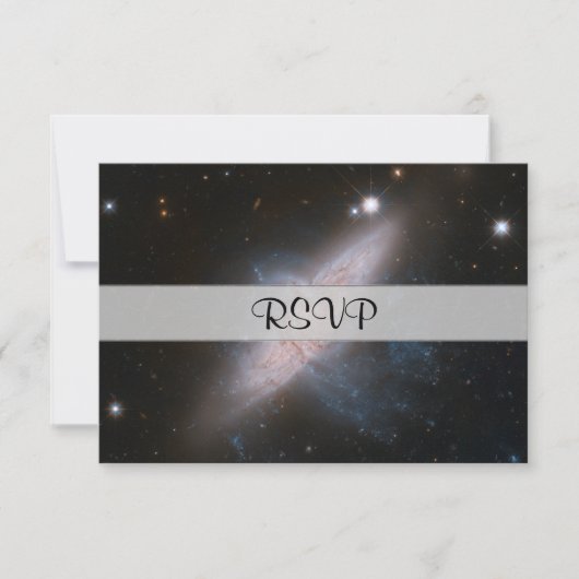 Galaktisches Overlay RSVP Karte (Vorderseite)