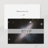 Galaktisches Overlay RSVP Karte (Vorne/Hinten)