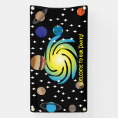 Galaktisches Party Banner (Vertikal)