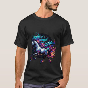 Galaktisches Pferd in der Sternenlicht-Galaxie Haa T-Shirt