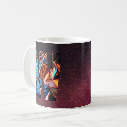 Galaktisches Prism Erste W-Tasse Kaffeetasse (Vorderseite Links)