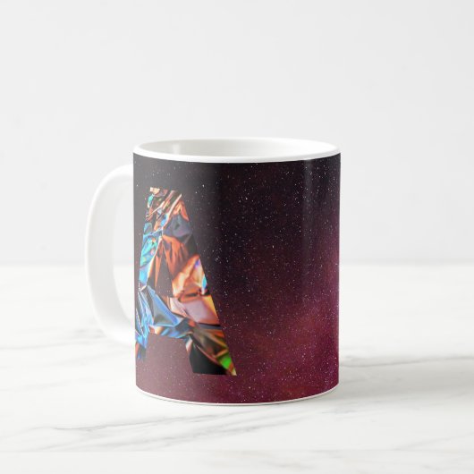 Galaktisches Prism Initial A Tasse (Vorderseite Links)