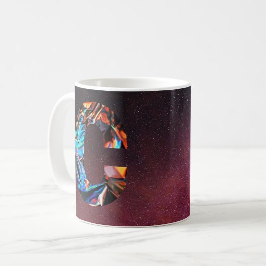 Galaktisches Prism Initial C Tasse (Vorderseite Links)