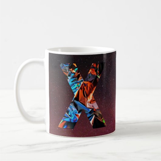 Galaktisches Prism Initial X Tasse (Links)