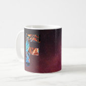 Galaktisches Prisma Initial F Tasse (Vorderseite Links)