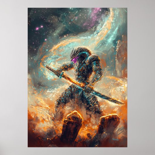 Galaktisches Ronin - Die kosmische Blade Poster (Vorne)