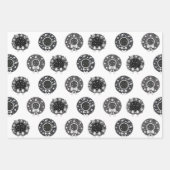 Galaktisches Weihnachtswrapping Paper Set - Celest Geschenkpapier Set (Vorderseite 2)