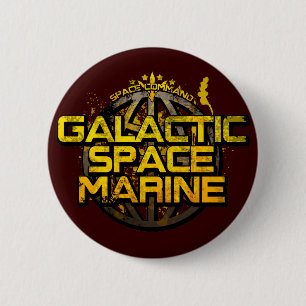Galaktisches Weltraum-Marine-Abzeichen Button