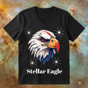 Galaktisches Wildtier-Nebel-Adler T-Shirt