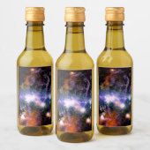 Galaktisches Zentrum der Milchstraße Galaxy X-Ray Weinetikett (Flaschen)