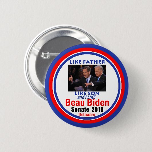 Galan Biden 2010 Knopf Button (Vorne & Hinten)