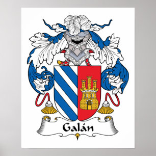 Galan Familienwappen Poster