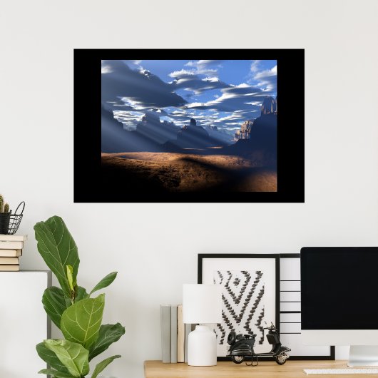 Galan Land Poster (Heimbüro)