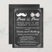 Galan-oder Bogen-Geschlecht decken Einladung (Vorne/Hinten)