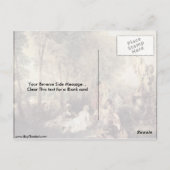 Galantes By Antoine Watteau Postkarte (Rückseite)