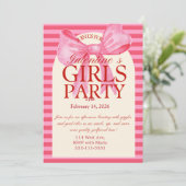 Galantines party Invitation Einladung (Stehend Vorderseite)