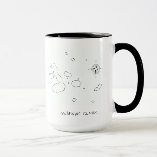 Galápagos Bird Affirmations Two-Tone Coffee Tasse (Rechts)