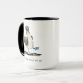 Galápagos Bird Affirmations Two-Tone Coffee Tasse (Vorderseite Links)