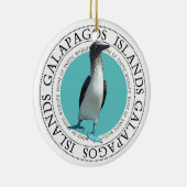 Galapagos Blue Footed Booby Keramik Ornament (Rechts)