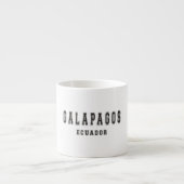 Galapagos Ecuador Espressotasse (Vorderseite)