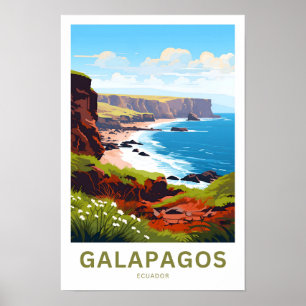 Galapagos Ecuador Reisedrucke Poster