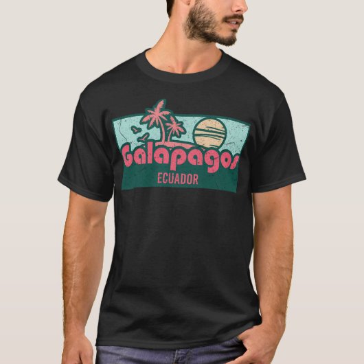 Galapagos Exotic Honeymoon Trip Geschenke T-Shirt (Vorderseite)
