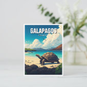 Galapagos Giant Tortoise Postkarte (Stehend Vorderseite)