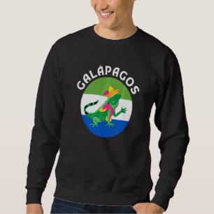 Galapagos-Inseln Ecuador Leguan Islas Galapagos   Sweatshirt