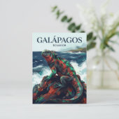Galapagos-Inseln Ecuador Postkarte (Stehend Vorderseite)