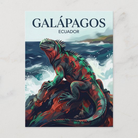 Galapagos-Inseln Ecuador Postkarte (Vorderseite)
