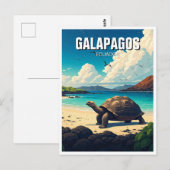 Galápagos-Inseln Ecuador Postkarte (Vorne/Hinten)