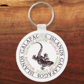 Galapagos Inseln Gecko Souvrenir Schlüsselanhänger (Vorderseite)