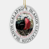 Galapagos-Inseln Großer Frigobird Keramik Ornament (Rechts)