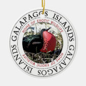 Galapagos-Inseln Großer Frigobird Keramik Ornament (Vorne)