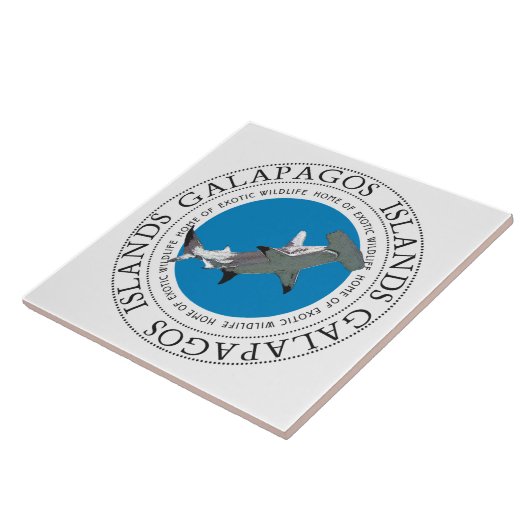 Galapagos Inseln Hammerhead Shark Fliese (Seite)